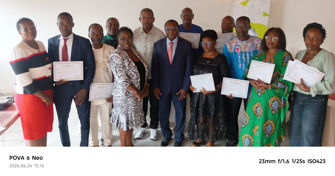 CEREMONIE DE REMISE DES ATTESTATIONS DE FORMATION A 15 AGENTS DE CONTROLE DU DOPAGE (ACD) CAMEROUNAIS